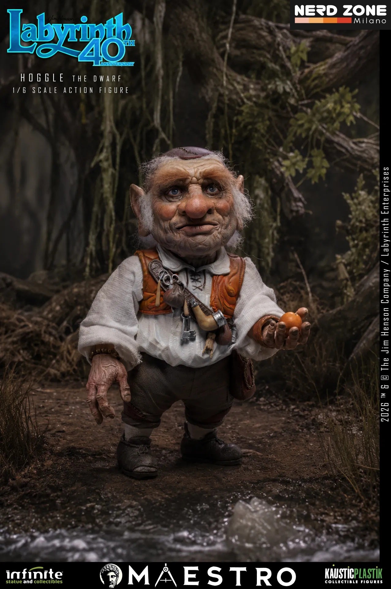 PRE ORDINE INFINITE STATUE - Labyrinth Hoggle The Dwarf 1/6 Action Figure