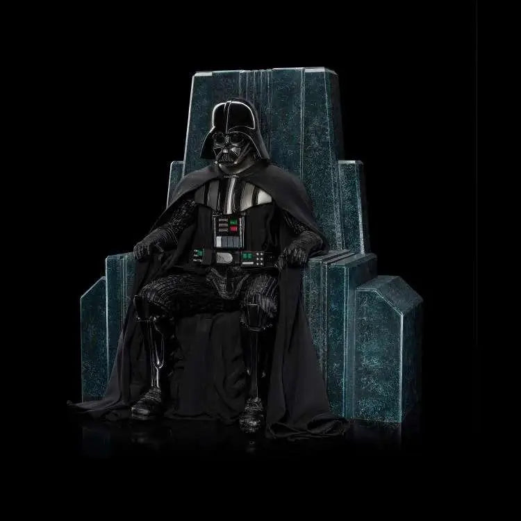 IRON STUDIOS - Sw Obi-wan Darth Vader On Throne 1/10 Statue