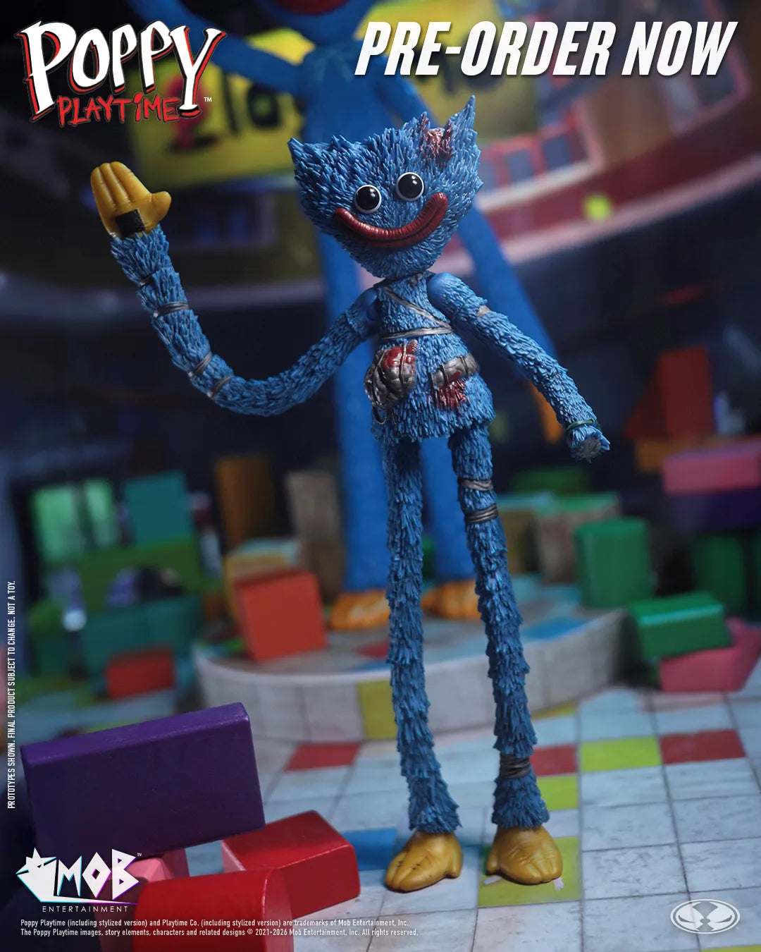 McFARLANE TOYS 2025 - Poppy Playtime 7inch Action Figure Huggy Wuggy Ruined