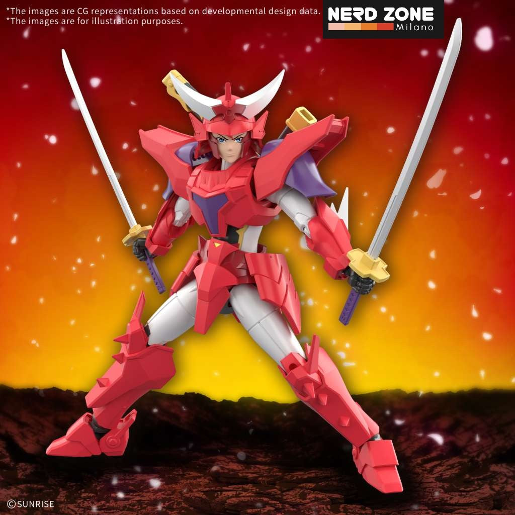 BANDAI GUNPLA - 30mf Yoroi Shinden Samurai Troopers Ronin Warriors Gai Of The Heat