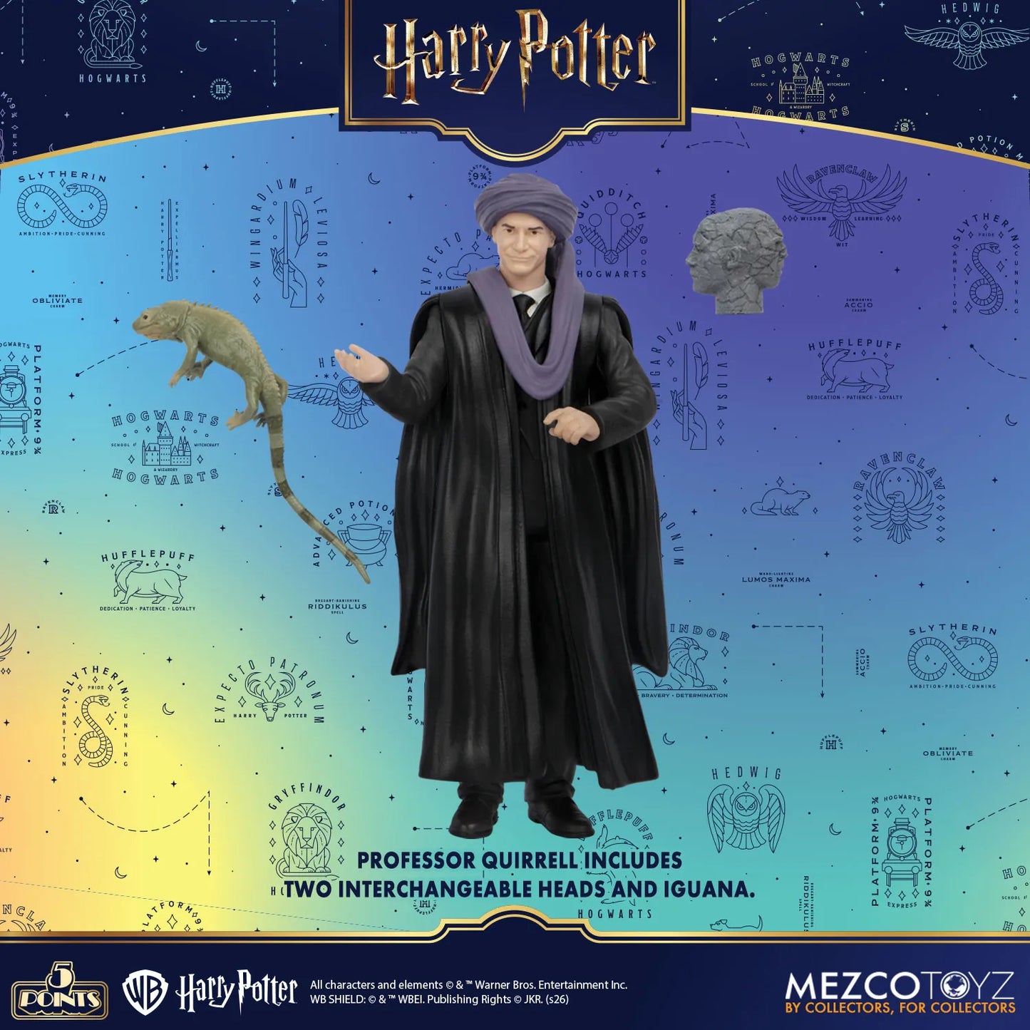 PRE ORDER - MEZCO - 5 Points Harry Potter Series 1 Af Set (4)