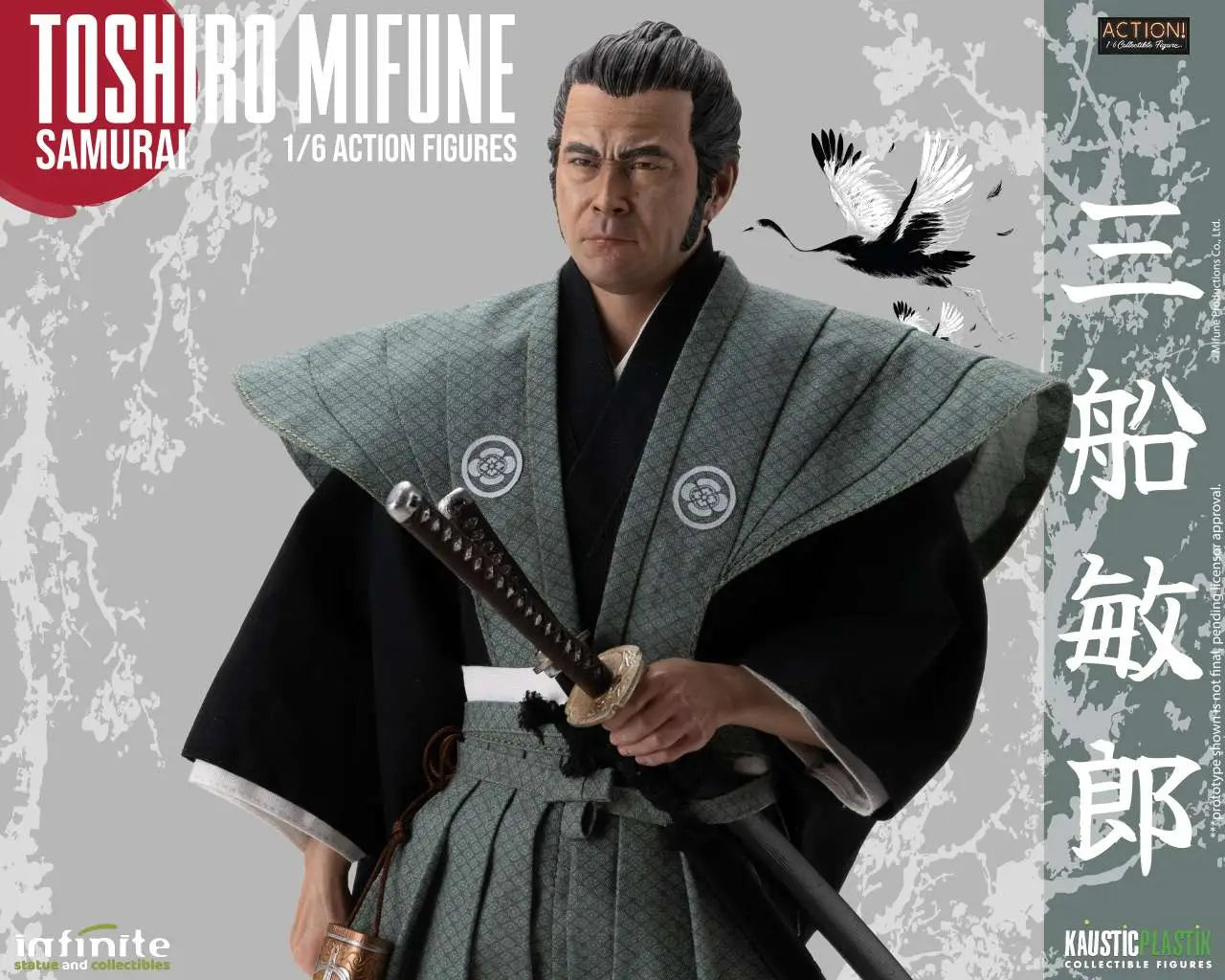 INFINITE STATUE - Toshiro Mifune Samurai 1/6 Action Figure