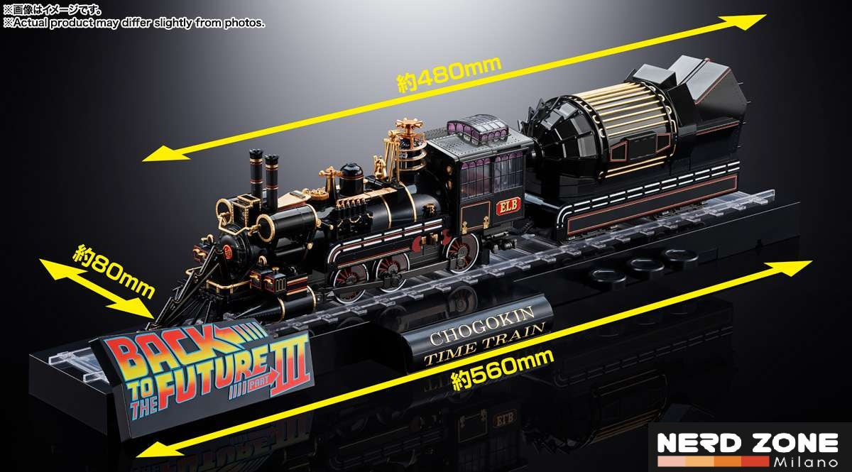 BANDAI - Back To The Future Chogokin Action Figure Time Train 52 cm