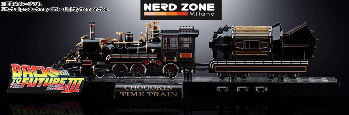 BANDAI - Back To The Future Chogokin Action Figure Time Train 52 cm