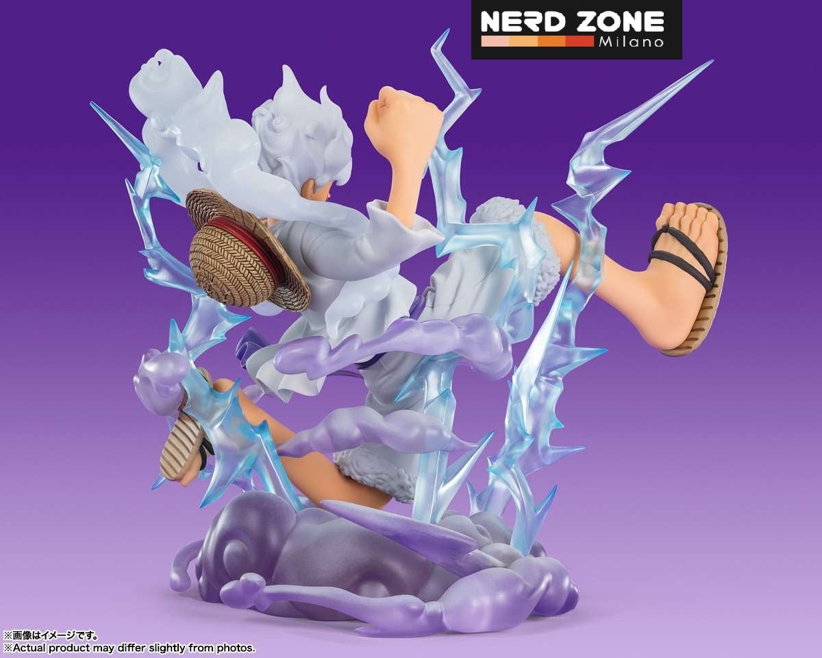 BANDAI - One Piece Figuarts Zero Extra Battle Monkey D. Luffy Gear 5 Gigant PVC Statue