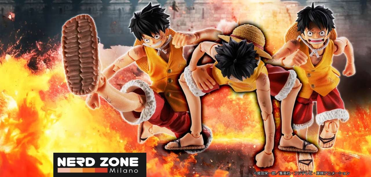 BANDAI - One piece Monkey D.Luffy Marineford Shf