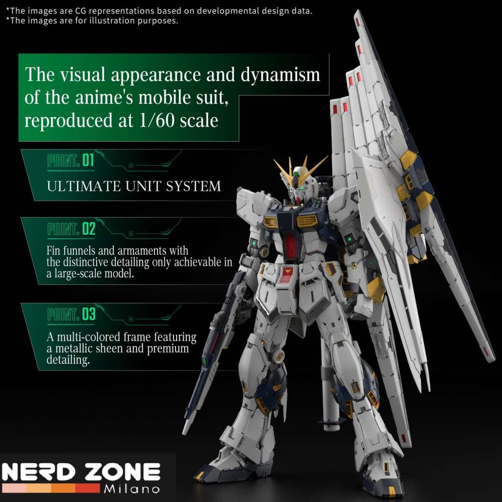 BANDAI - Pg Gundam Nu Unleashed 1/60