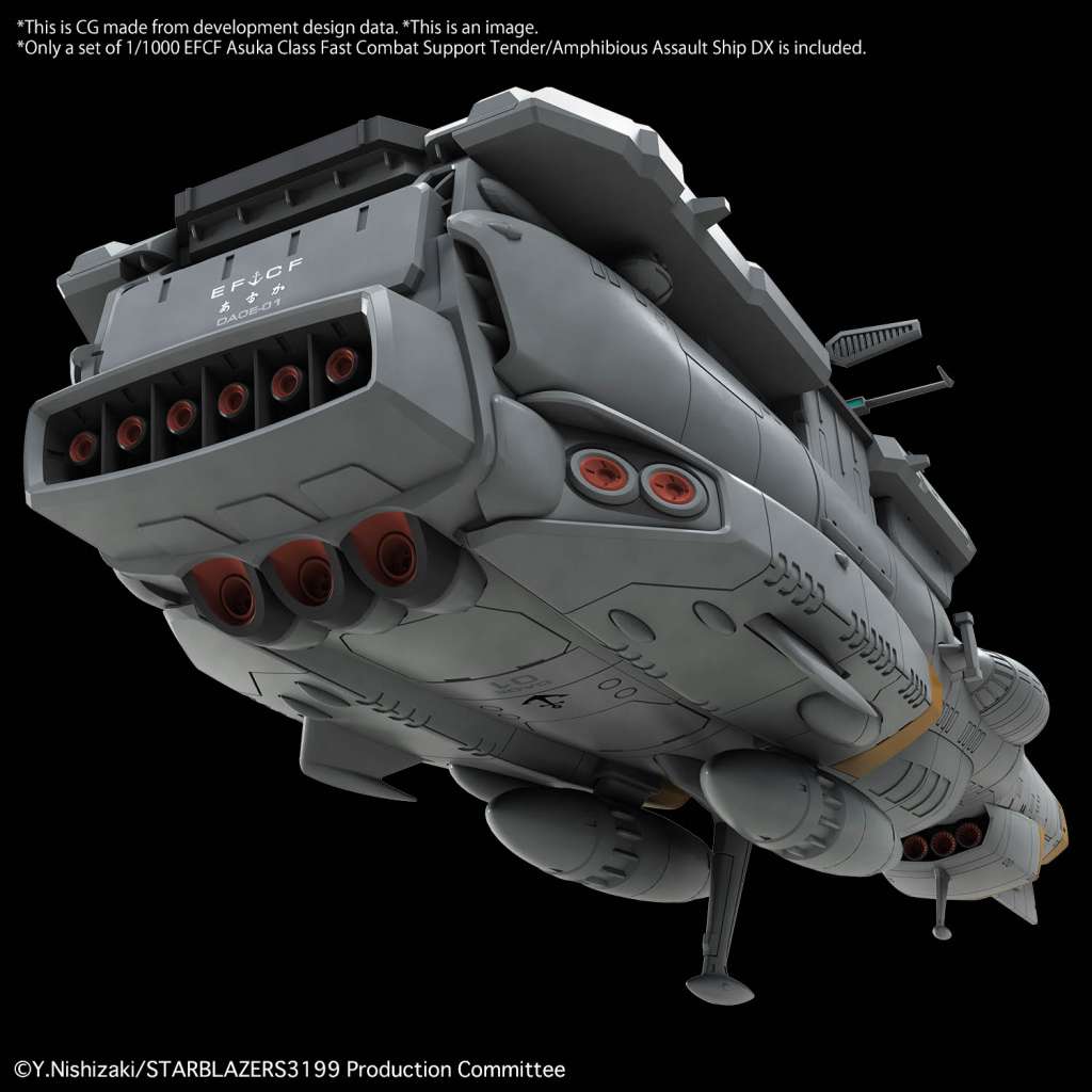 BANDAI GUNPLA - Yamato efcf asuka class tender amphibious ass ship dx 1/1000