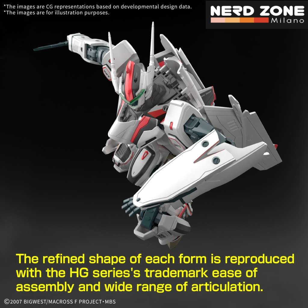 BANDAI GUNPLA - Hg 1/100 vf-25f Messiah Valkyrie Alto Custom