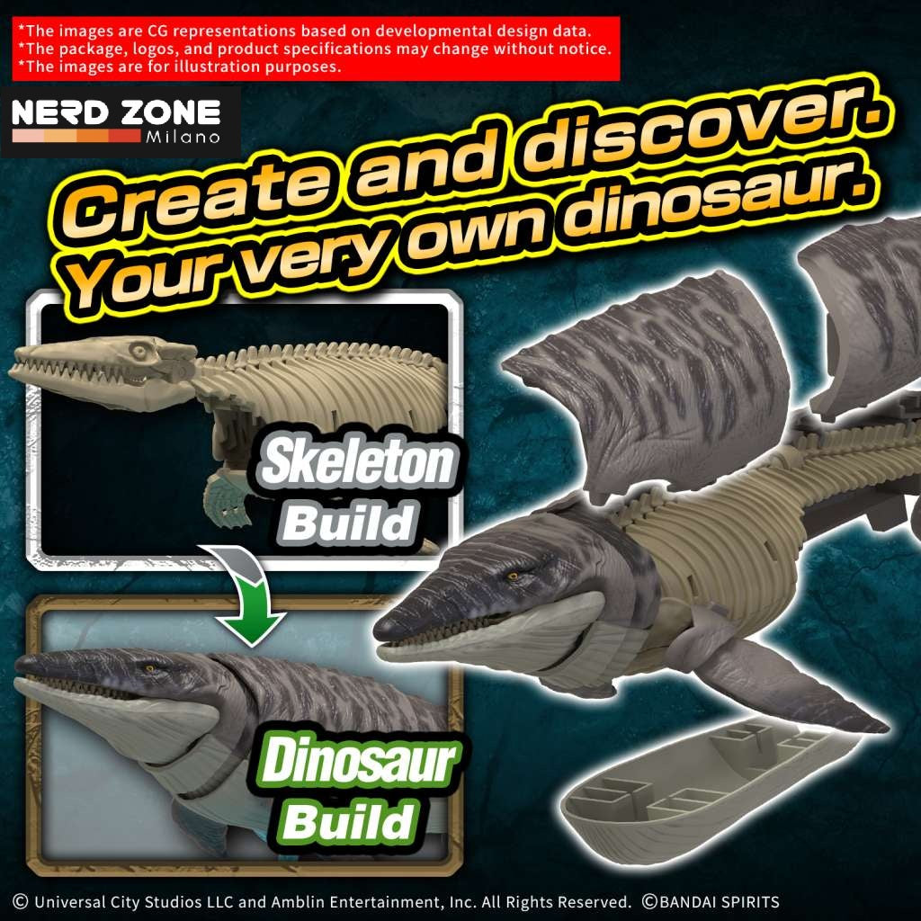 BANDAI GUNPLA - Plannosaurus Jurassic World Mosasaurus