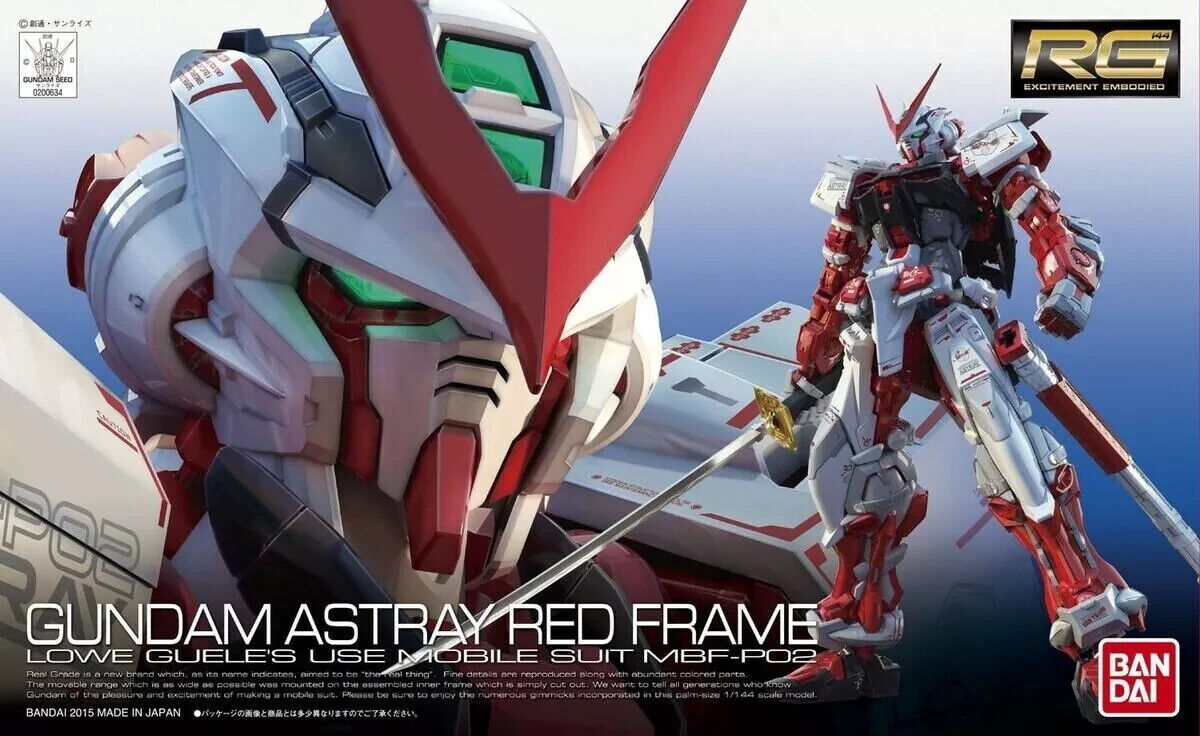BANDAI GUNPLA - Rg Gundam Astray Red Frame 1/144