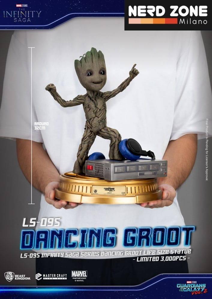 BEAST KINGDOM - Guardians of the Galaxy 2 Life-Size Statue Dancing Groot Exclusive 32 cm