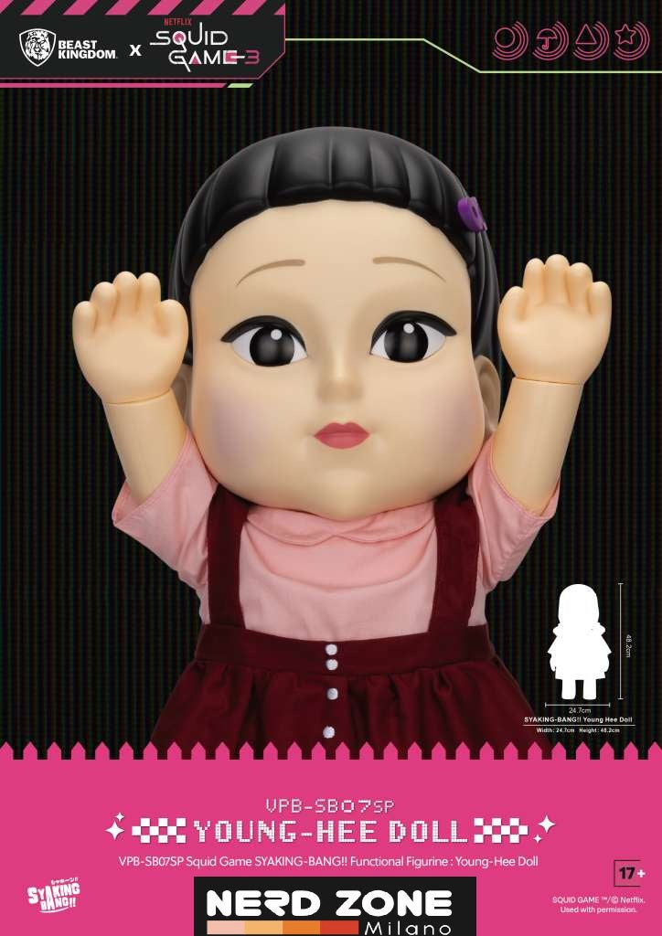 BEAST KINGDOM - Squid Game Netflix S3 Syaking Bang Young Hee Doll Functional Figure