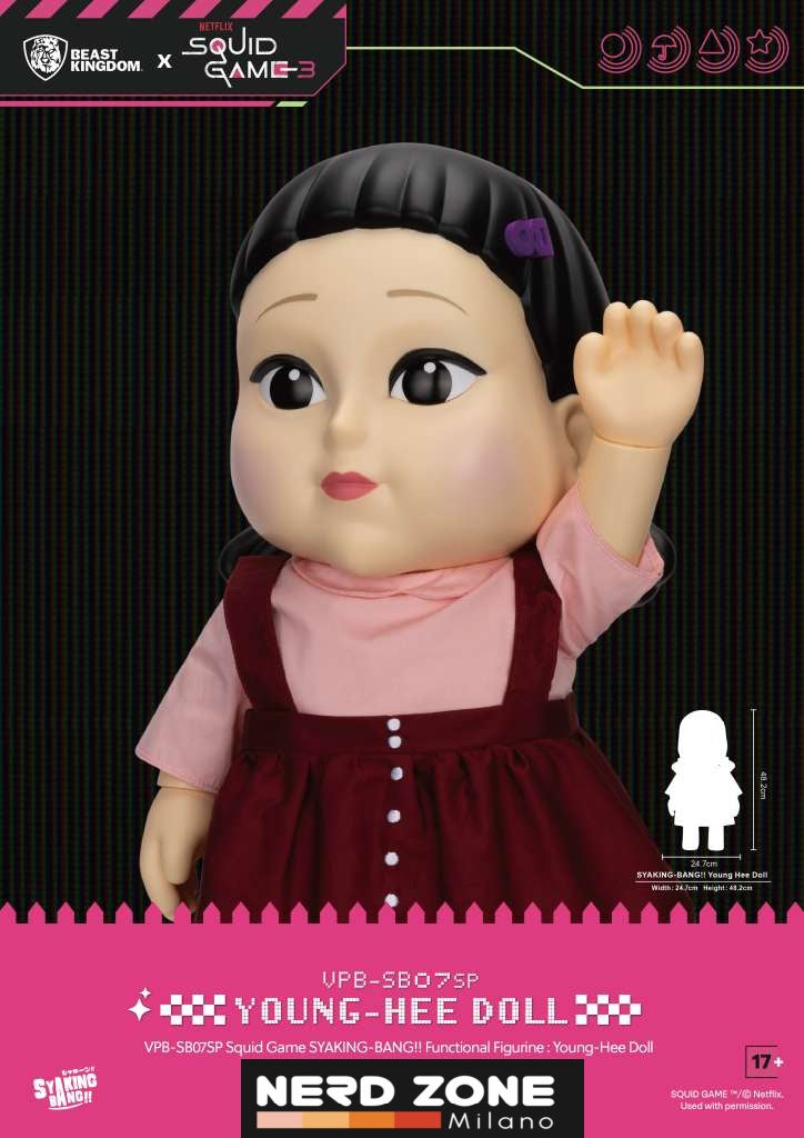 BEAST KINGDOM - Squid Game Netflix S3 Syaking Bang Young Hee Doll Functional Figure