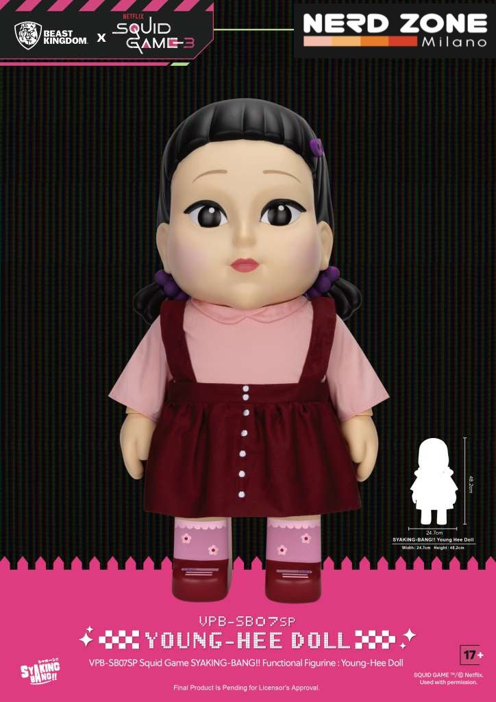 BEAST KINGDOM - Squid Game Netflix S3 Syaking Bang Young Hee Doll Functional Figure