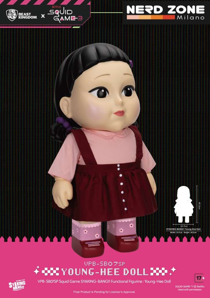 BEAST KINGDOM - Squid Game Netflix S3 Syaking Bang Young Hee Doll Functional Figure