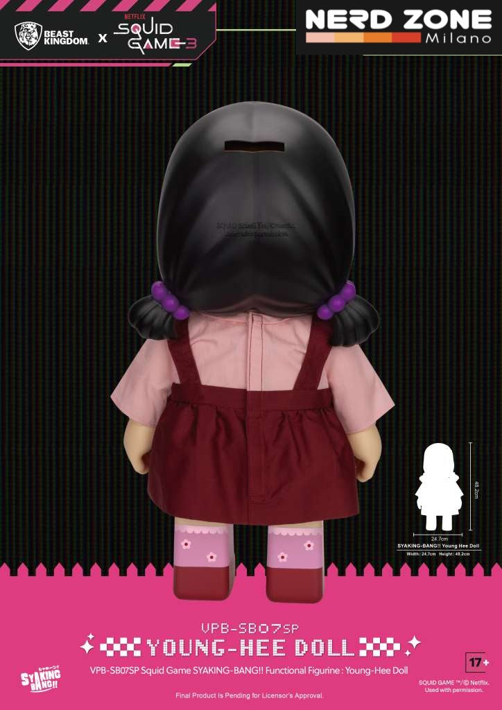 BEAST KINGDOM - Squid Game Netflix S3 Syaking Bang Young Hee Doll Functional Figure