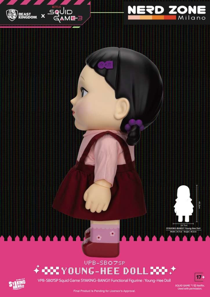 BEAST KINGDOM - Squid Game Netflix S3 Syaking Bang Young Hee Doll Functional Figure