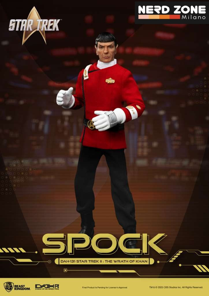 BEAST KINGDOM - Star trek II The Wrath Of Khan Spock Action Figure