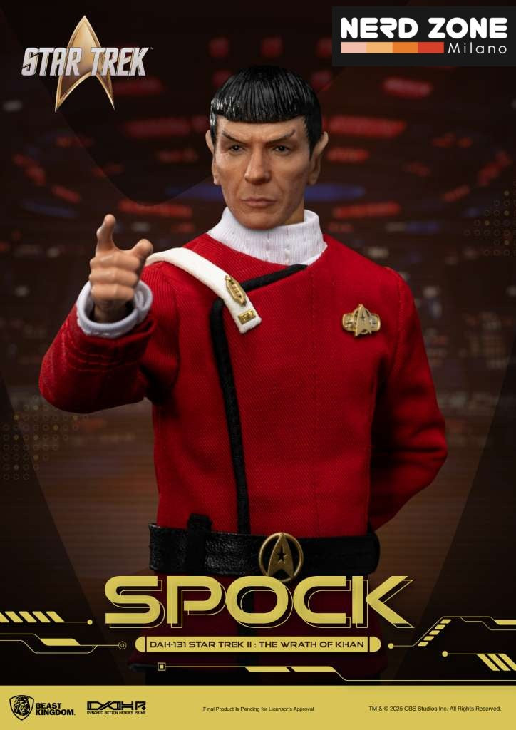 BEAST KINGDOM - Star trek II The Wrath Of Khan Spock Action Figure