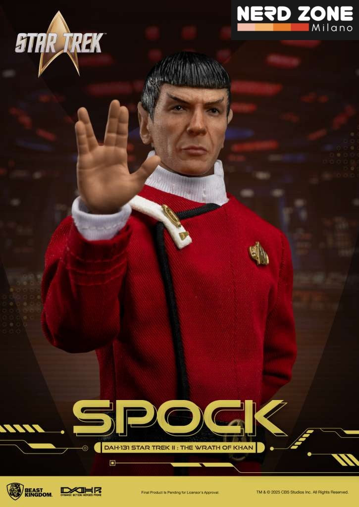 BEAST KINGDOM - Star trek II The Wrath Of Khan Spock Action Figure