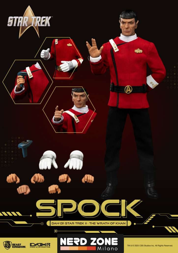 BEAST KINGDOM - Star trek II The Wrath Of Khan Spock Action Figure