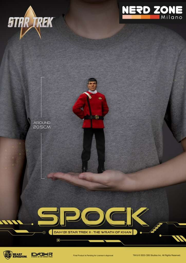 BEAST KINGDOM - Star trek II The Wrath Of Khan Spock Action Figure