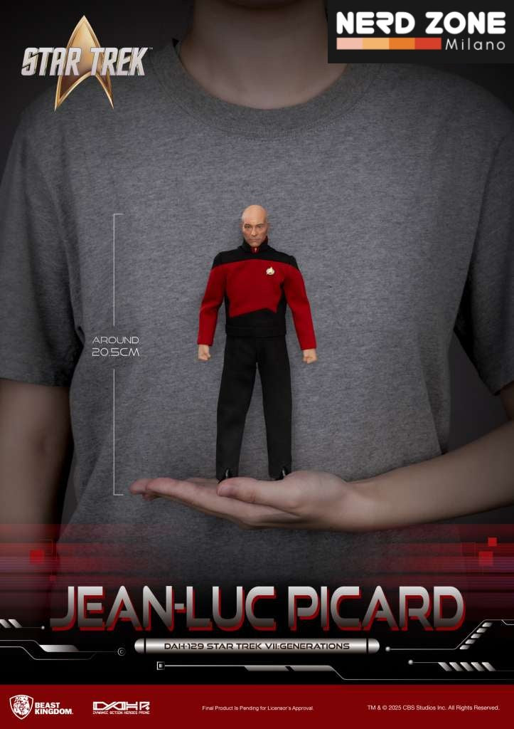 BEAST KINGDOM - Star trek VII Generations Jean Luc Picard Action Figure