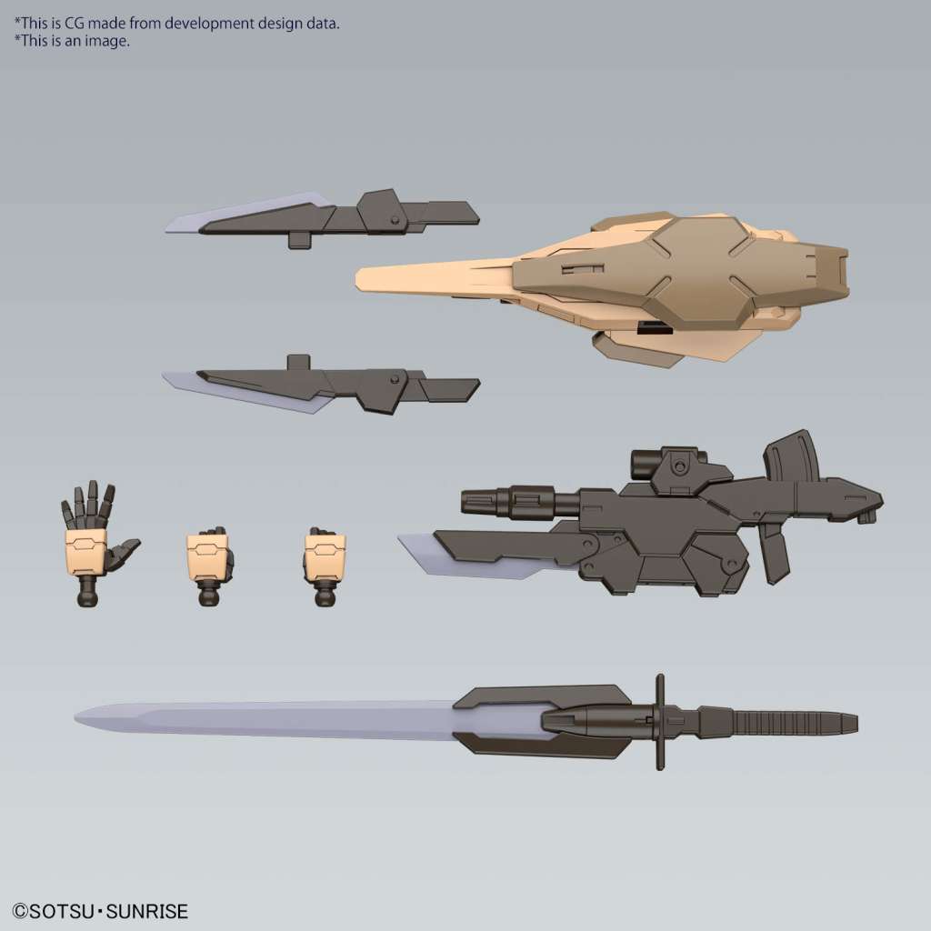 BANDAI GUNPLA - Hg gundam 00 command qant desert type 1/144