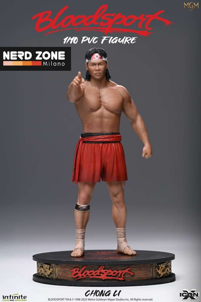 INFINITE STATUE - SENZA ESCLUSIONI DI COLPI "Bloodsport" Chong Li 1/10 Pvc Figure Icon X