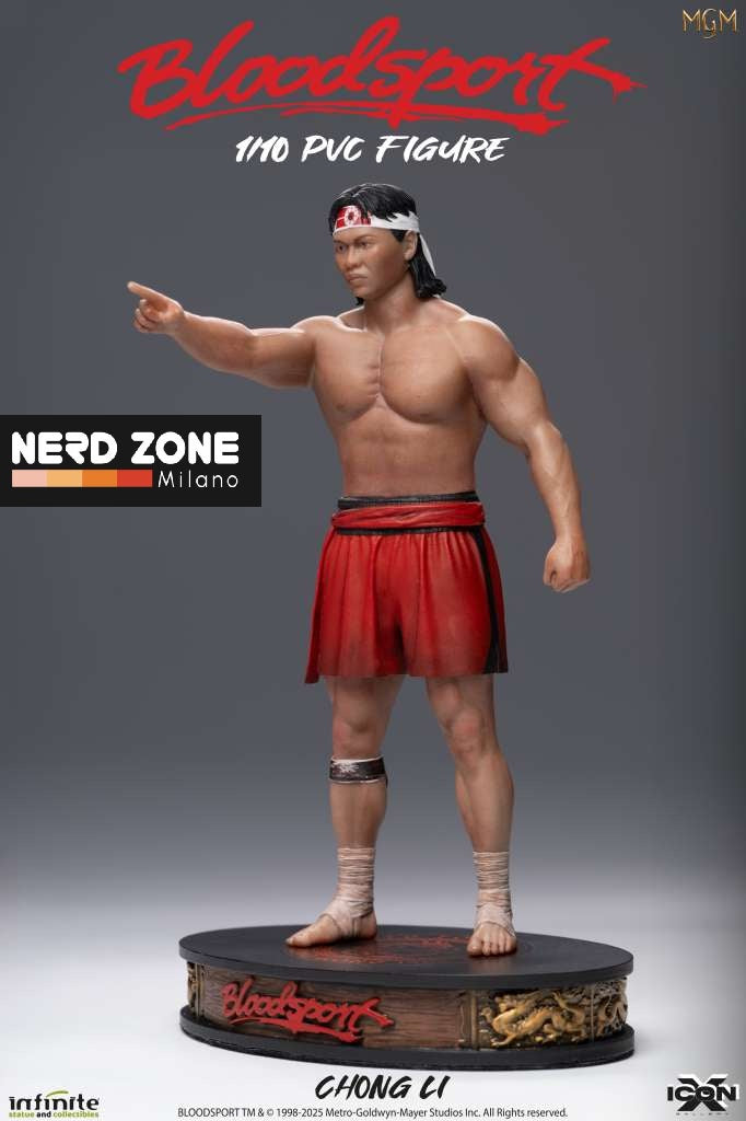 INFINITE STATUE - SENZA ESCLUSIONI DI COLPI "Bloodsport" Chong Li 1/10 Pvc Figure Icon X