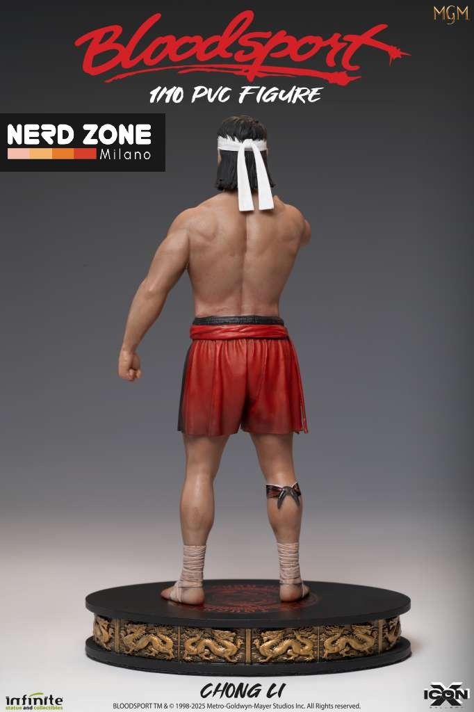INFINITE STATUE - SENZA ESCLUSIONI DI COLPI "Bloodsport" Chong Li 1/10 Pvc Figure Icon X