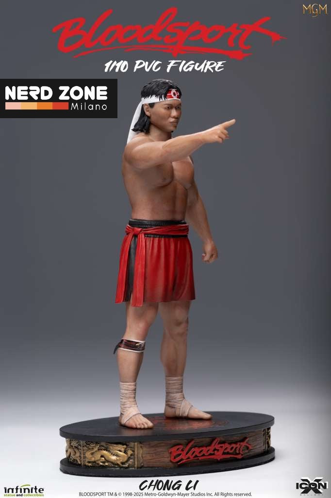 INFINITE STATUE - SENZA ESCLUSIONI DI COLPI "Bloodsport" Chong Li 1/10 Pvc Figure Icon X