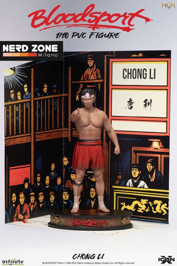 INFINITE STATUE - SENZA ESCLUSIONI DI COLPI "Bloodsport" Chong Li 1/10 Pvc Figure Icon X