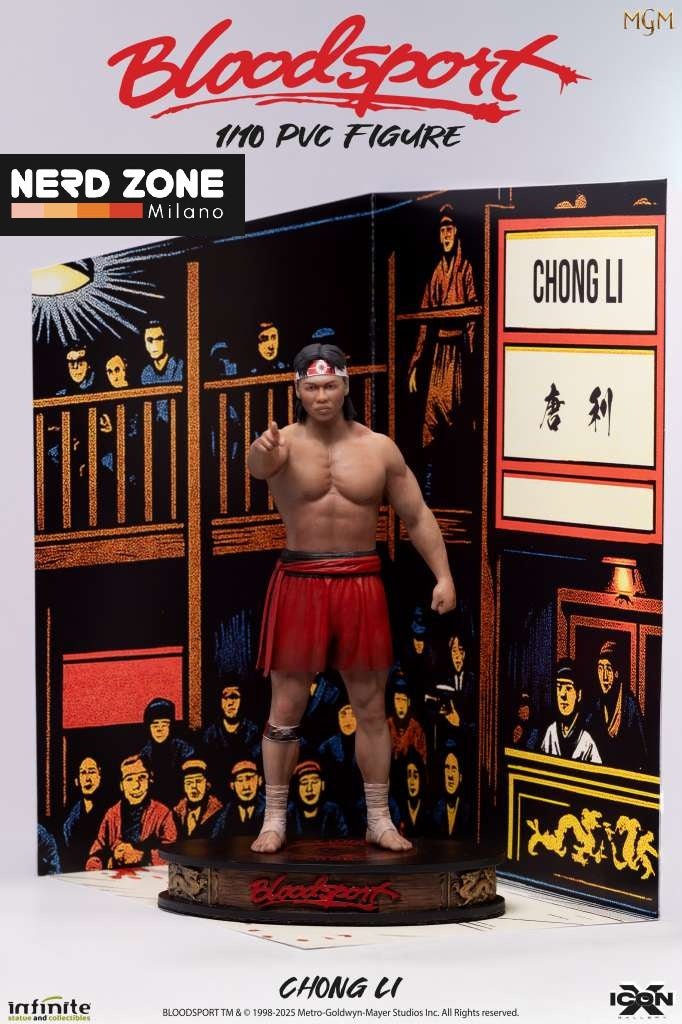 INFINITE STATUE - SENZA ESCLUSIONI DI COLPI "Bloodsport" Chong Li 1/10 Pvc Figure Icon X