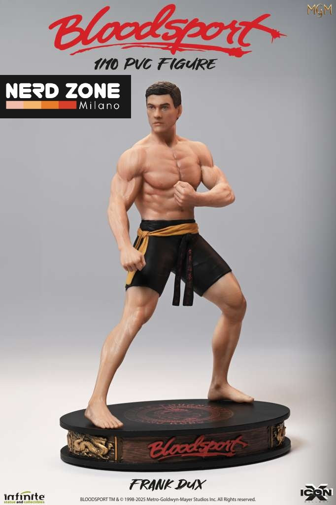INFINITE STATUE - SENZA ESCLUSIONI DI COLPI "Bloodsport" Frank Dux 1/10 Pvc Figure Icon X