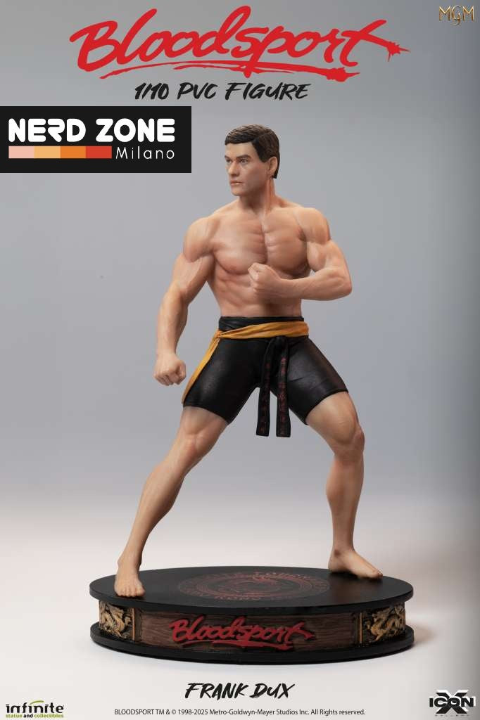 INFINITE STATUE - SENZA ESCLUSIONI DI COLPI "Bloodsport" Frank Dux 1/10 Pvc Figure Icon X