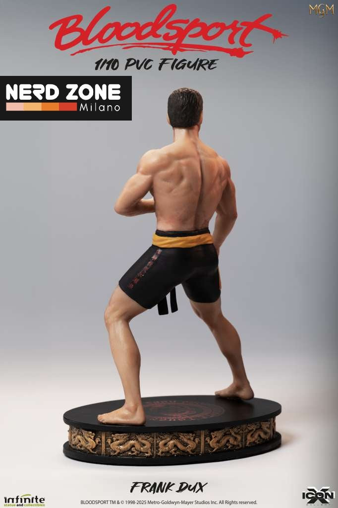 INFINITE STATUE - SENZA ESCLUSIONI DI COLPI "Bloodsport" Frank Dux 1/10 Pvc Figure Icon X