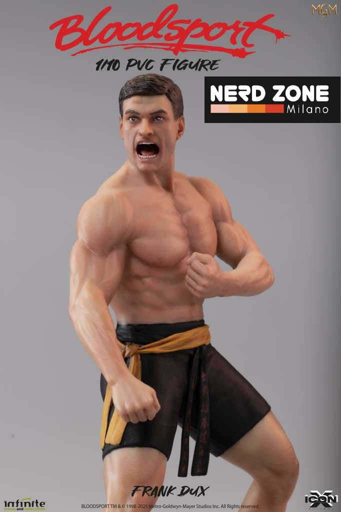 INFINITE STATUE - SENZA ESCLUSIONI DI COLPI "Bloodsport" Frank Dux 1/10 Pvc Figure Icon X
