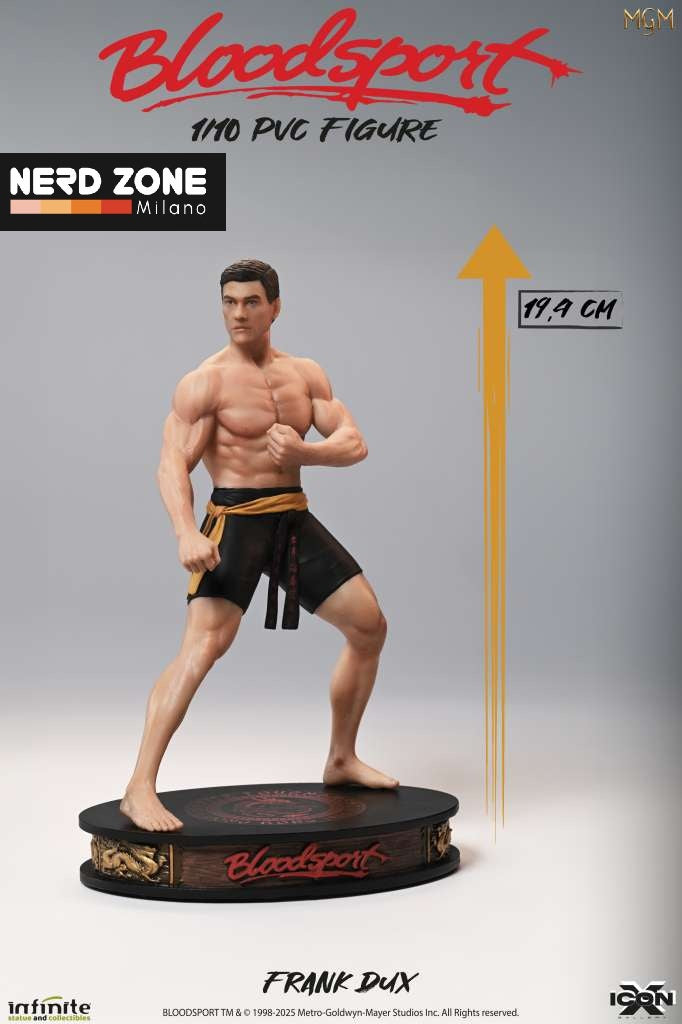 INFINITE STATUE - SENZA ESCLUSIONI DI COLPI "Bloodsport" Frank Dux 1/10 Pvc Figure Icon X