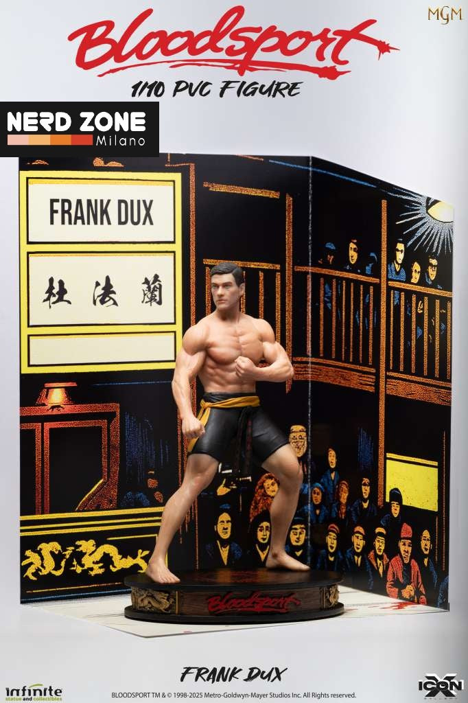 INFINITE STATUE - SENZA ESCLUSIONI DI COLPI "Bloodsport" Frank Dux 1/10 Pvc Figure Icon X