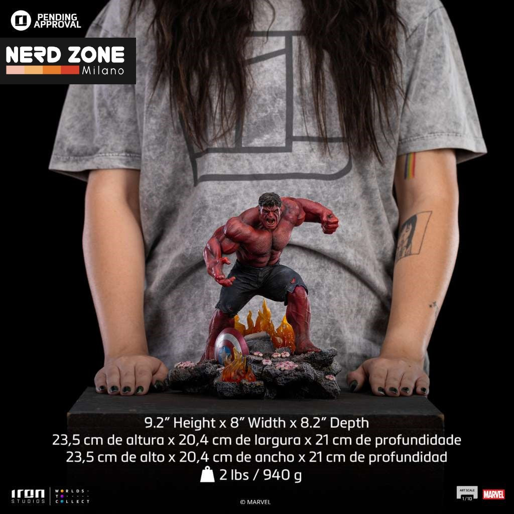 IRON STUDIOS - Captain America Brave New World Red Hulk 1/10 Statue