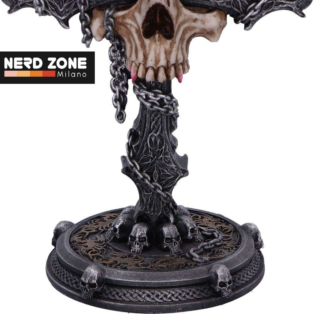 PRE ORDINE - NEMESIS NOW - Cranium Crucis Table Lamp