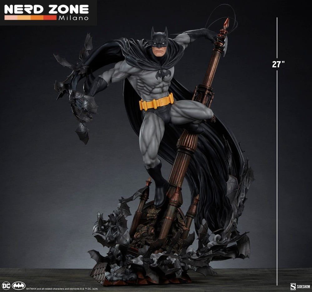 SIDESHOW - DC Comics Premium Format Statue Batman (Black Variant) Sideshow Exclusive 68 cm