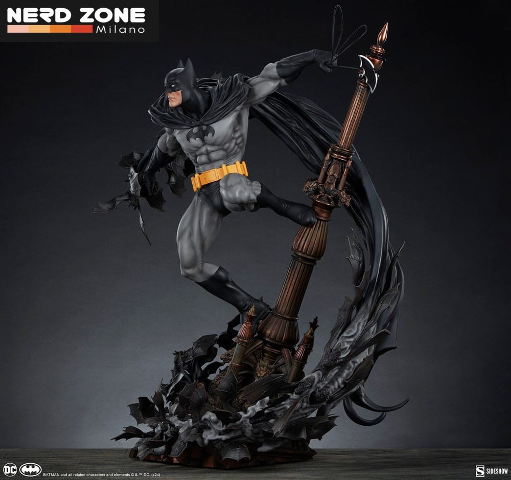SIDESHOW - DC Comics Premium Format Statue Batman (Black Variant) Sideshow Exclusive 68 cm