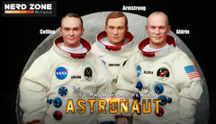 DID Corp. 1/12 APOLLO 11 ASTRONAUTS SET - Neil Armstrong - Buzz Aldrin - Michael Collins - XS80033,XS80034,XS80035