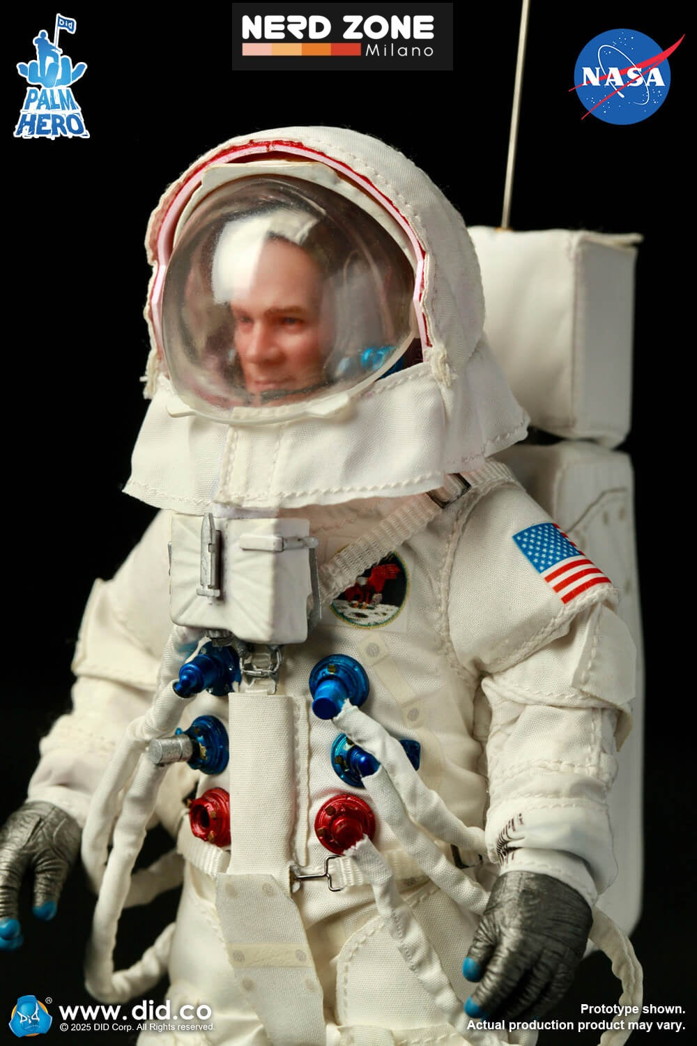 DID Corp. 1/12 APOLLO 11 ASTRONAUTS SET - Neil Armstrong - Buzz Aldrin - Michael Collins - XS80033,XS80034,XS80035