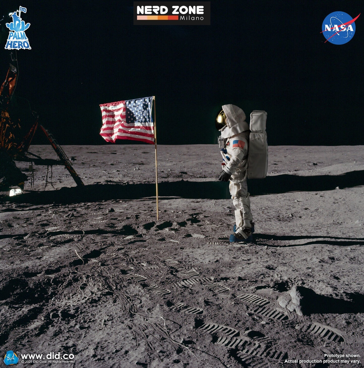 DID Corp. 1/12 APOLLO 11 ASTRONAUTS SET - Neil Armstrong - Buzz Aldrin - Michael Collins - XS80033,XS80034,XS80035