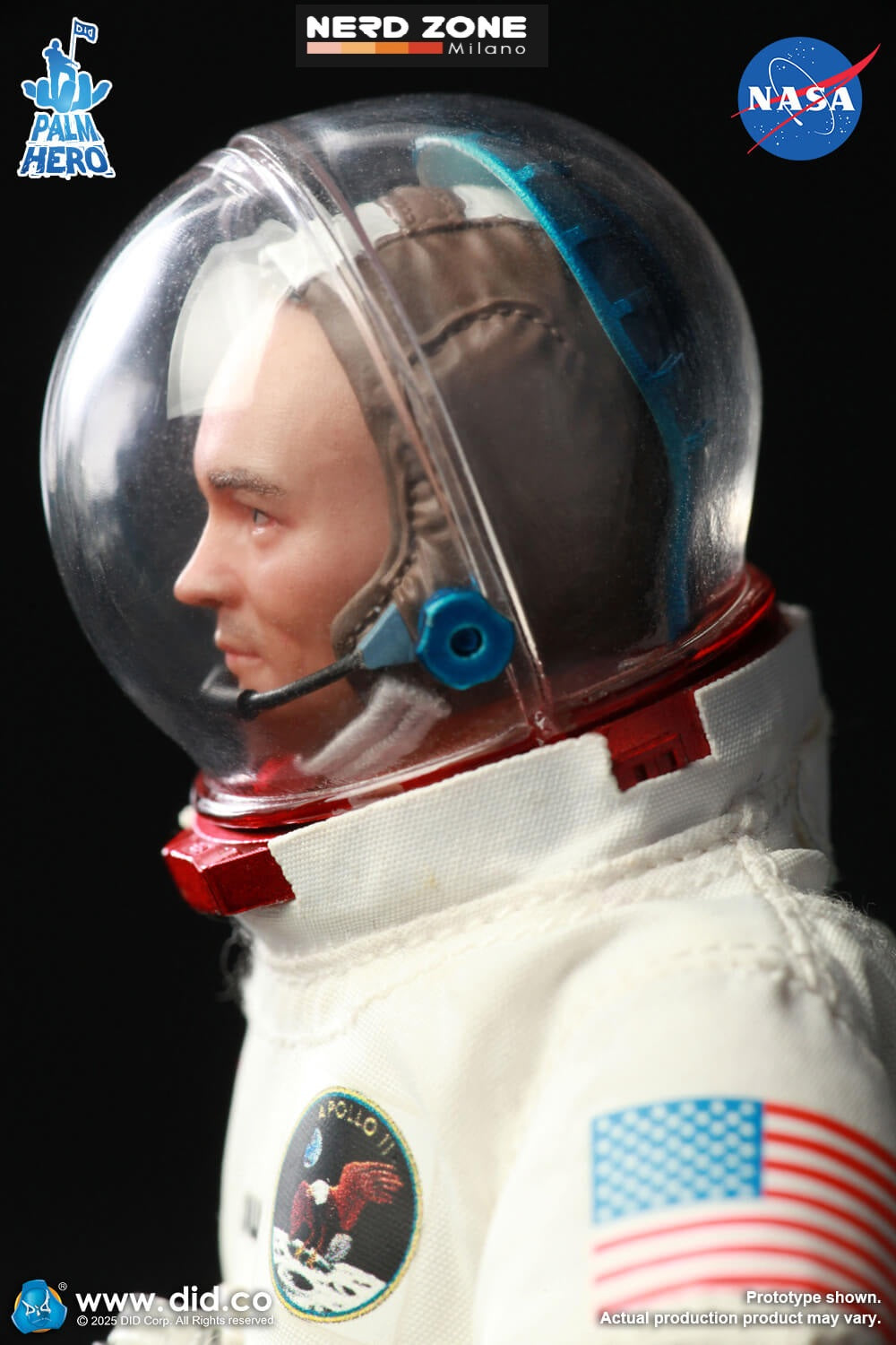 DID Corp. 1/12 APOLLO 11 ASTRONAUTS SET - Neil Armstrong - Buzz Aldrin - Michael Collins - XS80033,XS80034,XS80035