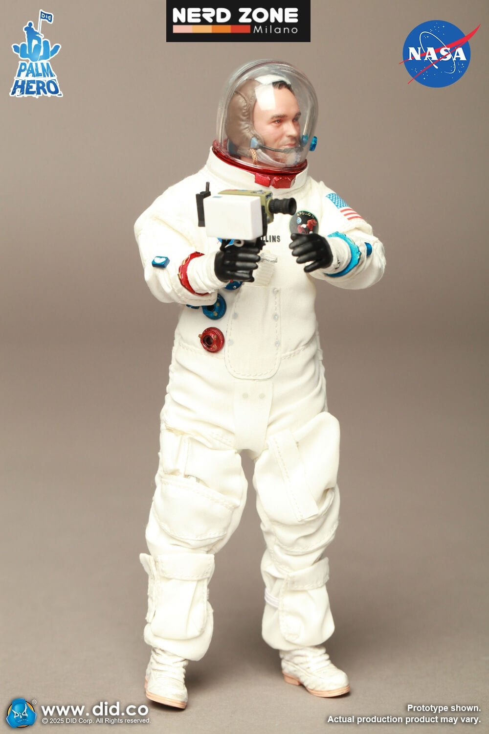 DID Corp. 1/12 APOLLO 11 ASTRONAUTS SET - Neil Armstrong - Buzz Aldrin - Michael Collins - XS80033,XS80034,XS80035